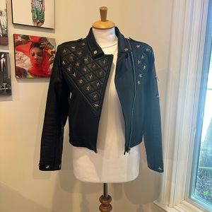 Faux cowboy leather jacket. ✨